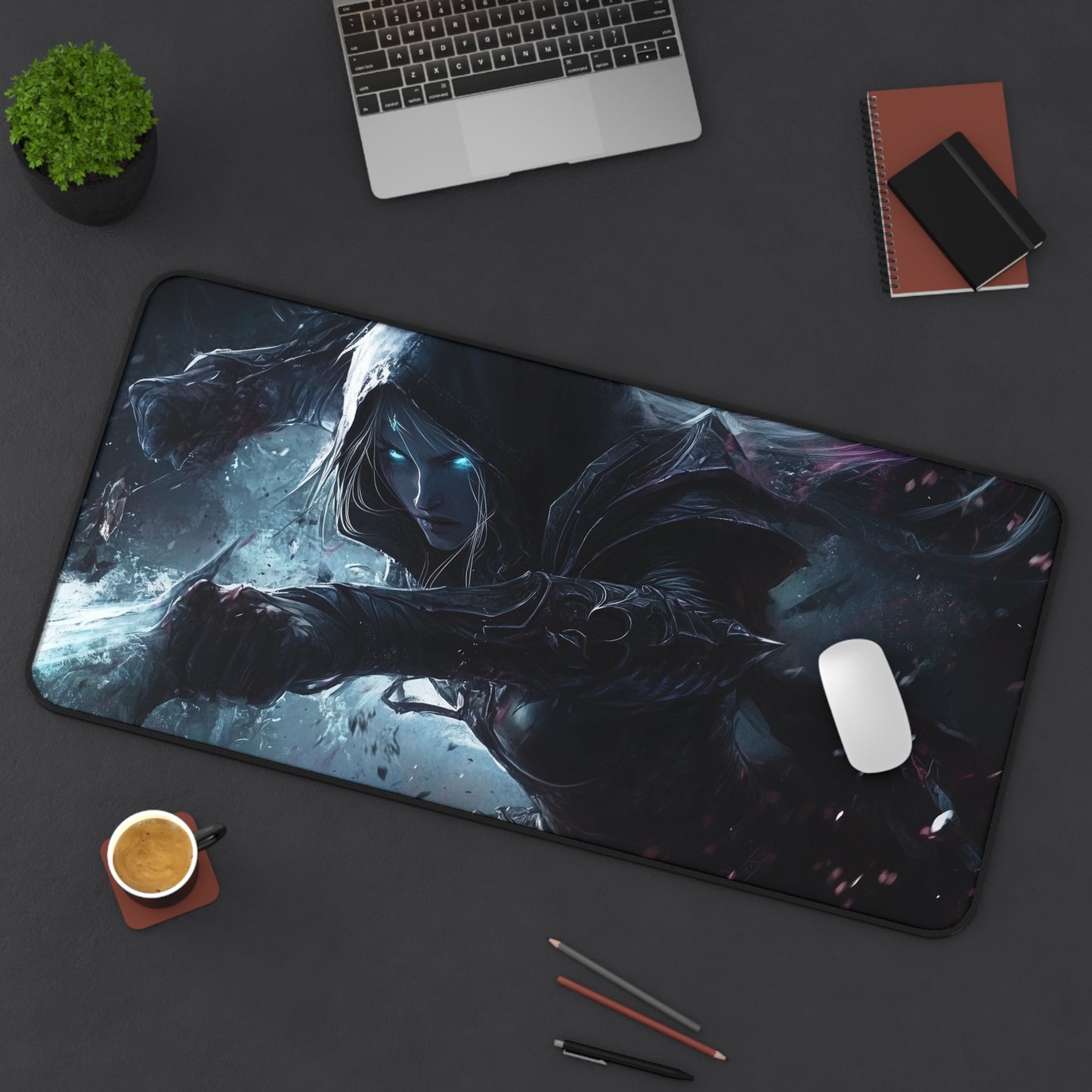 Sylvanas Windrunner Warrior Desk Mat | Gaming Decor, Office Accessories, Fantasy Theme, Gift for Gamers, Home Office Desk