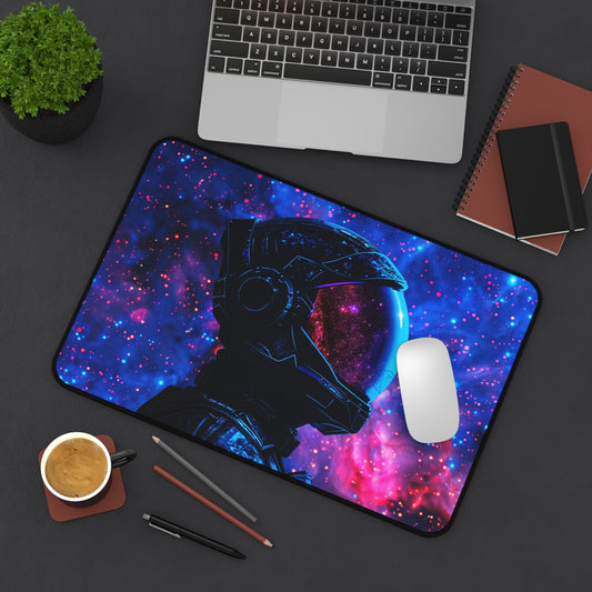Astronaut Helmet Nebula Desk Mat | Space Galaxy Mousepad