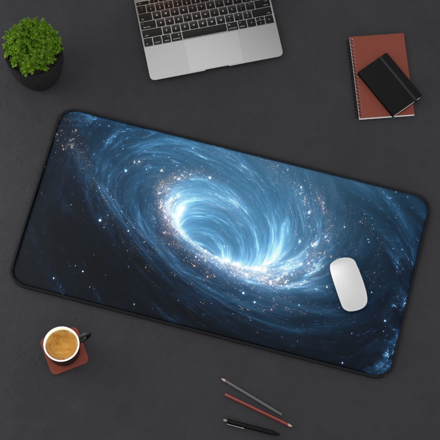 Cosmic Wormhole Desk Mat | Space Mouse Pad