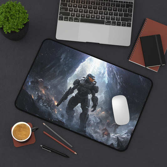 Spartan odds not in favor , Gaming Mouse Pad, Video Game Accessories, Perfect for Game Streamers, Halo-Inspired Design