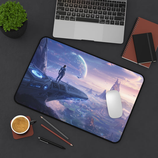 Cortana-Inspired | Halo-Inspired - Gaming, Office Decor, Space Lovers Gift, Astronaut Art, Unique Mouse Pad, Sci-Fi Home Office