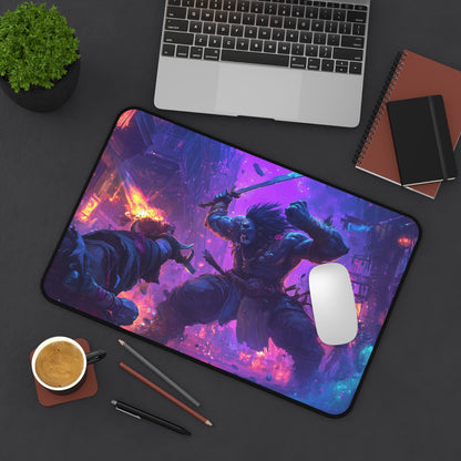 WOW Gamer Desk Mat | Arthas | Epic Battle Scene, Gaming Mousepad, Computer Desk Accessories, Gift for Gamers, Office Decor