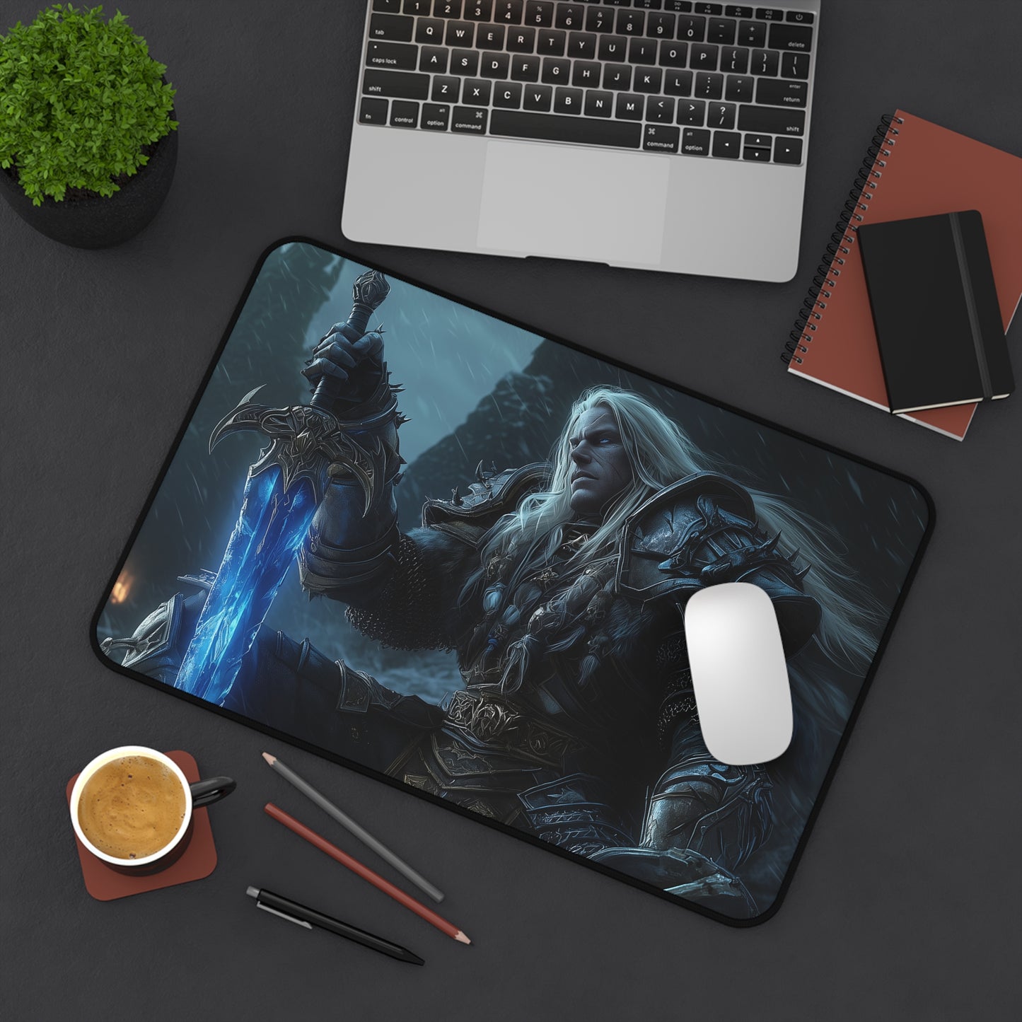 ARTHAS Resting Mouse Pad | Gaming WOW Desk Pad | Warcraft Universe Gamer Gift & Computer Accessories, Custom Gaming Mat