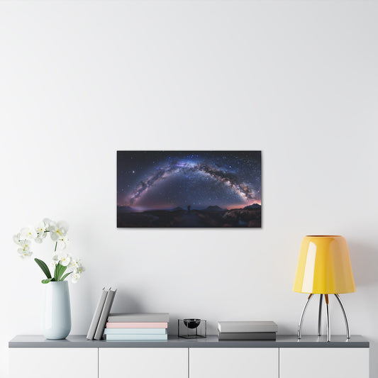 Milky Way Night Sky Canvas | Human wonder