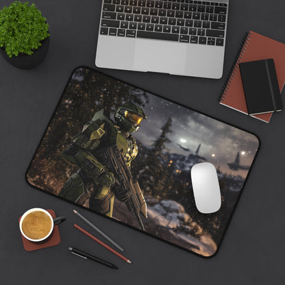 117 Spartan - Forest Hunting in the night, Perfect for Gamers, Unique Gift for Gamers, Off Planet Solider Mouse Pad