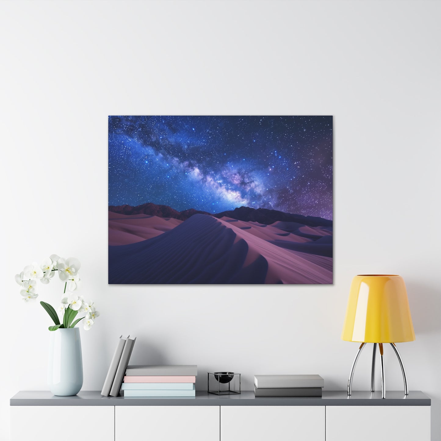 Milky Way over Desert Dunes Canvas
