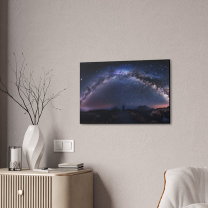 Milky Way Night Sky Canvas | Human wonder
