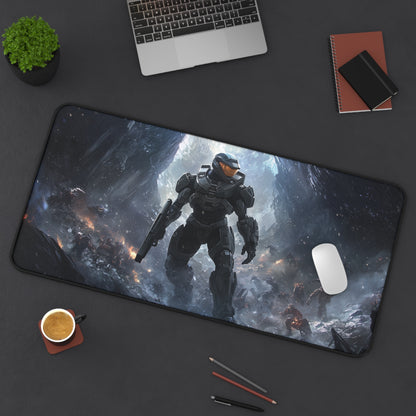 Spartan odds not in favor , Gaming Mouse Pad, Video Game Accessories, Perfect for Game Streamers, Halo-Inspired Design