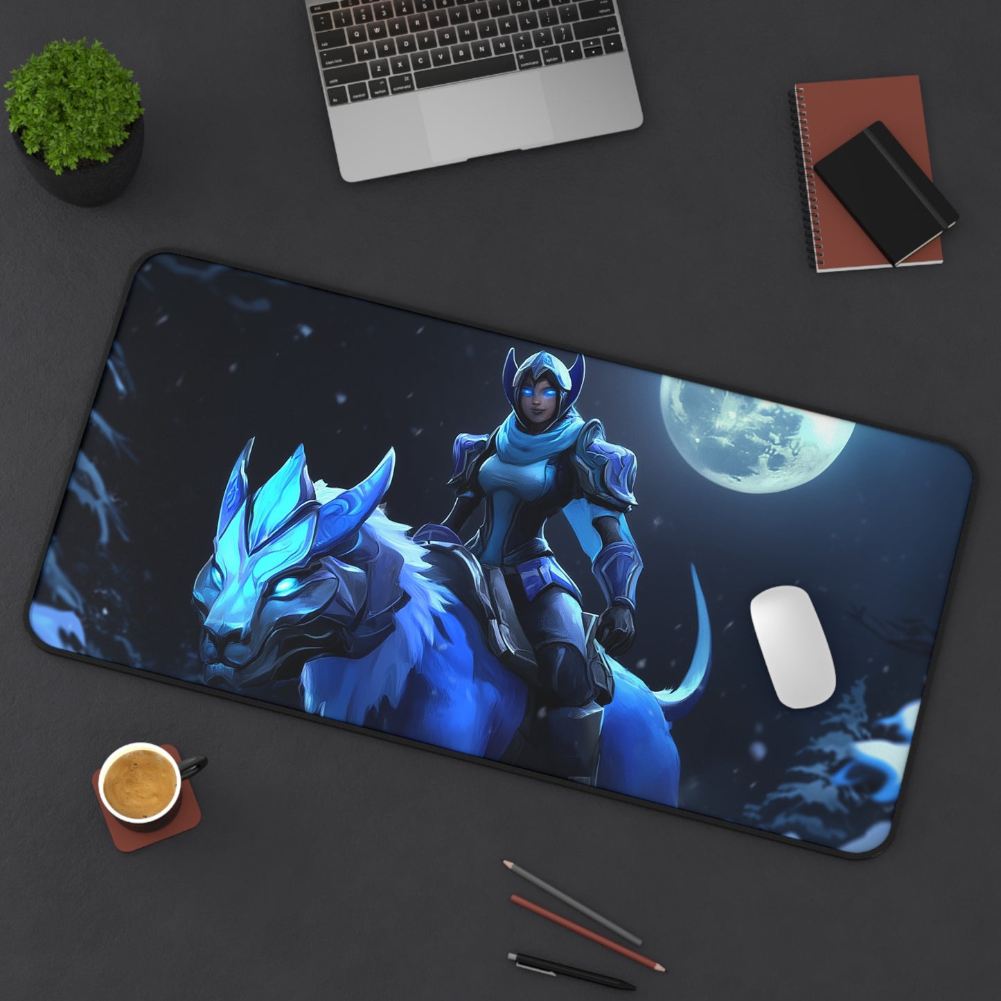 Luna DOTA2 Gaming Desk Mat, Gaming Pad for Gamers, Office Decor, Mouse Pad, Unique Gift for Birthdays, Holidays