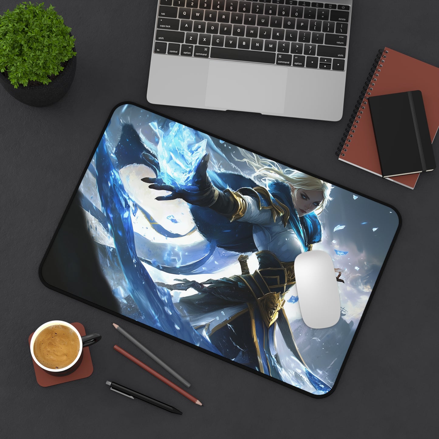 Jaina Proudmoore Mouse Pad - Elegant Gamers Desk Mat, Customizable Table Accessory for Gaming Setup & Office Decor