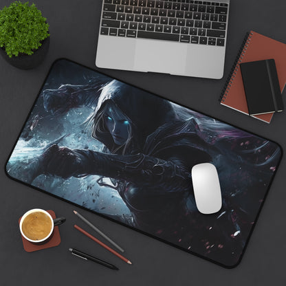 Sylvanas Windrunner Warrior Desk Mat | Gaming Decor, Office Accessories, Fantasy Theme, Gift for Gamers, Home Office Desk