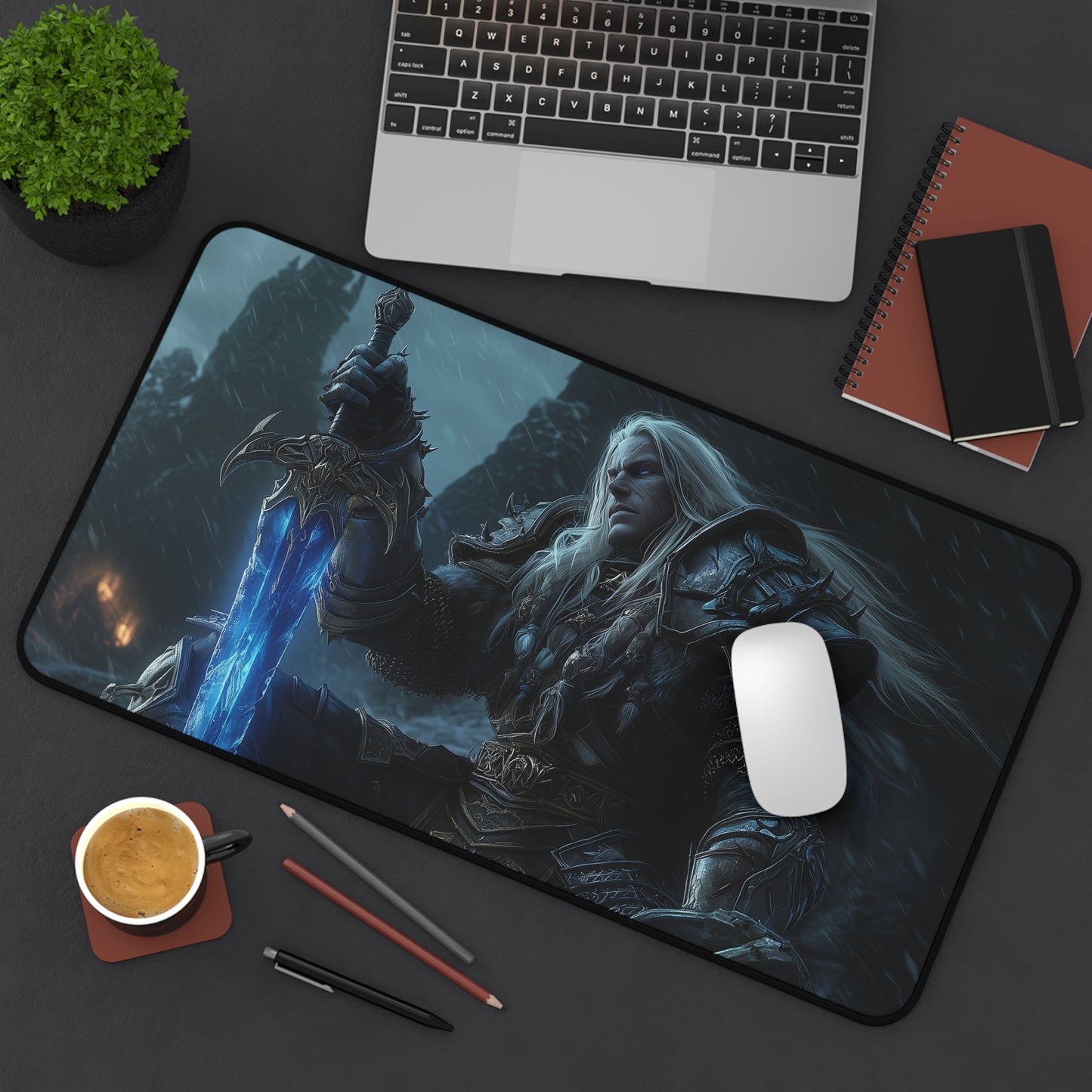 ARTHAS Resting Mouse Pad | Gaming WOW Desk Pad | Warcraft Universe Gamer Gift & Computer Accessories, Custom Gaming Mat