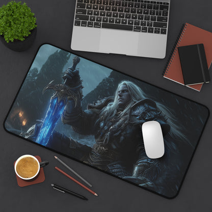 ARTHAS Resting Mouse Pad | Gaming WOW Desk Pad | Warcraft Universe Gamer Gift & Computer Accessories, Custom Gaming Mat