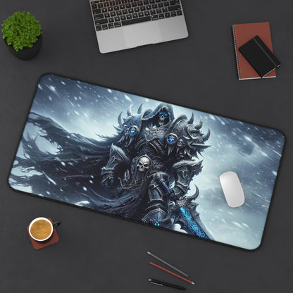 Undead Arthas Gaming Mouse Pad | WOW Gaming Decor | Customized Premium Desk Accessories for Warcraft Fans
