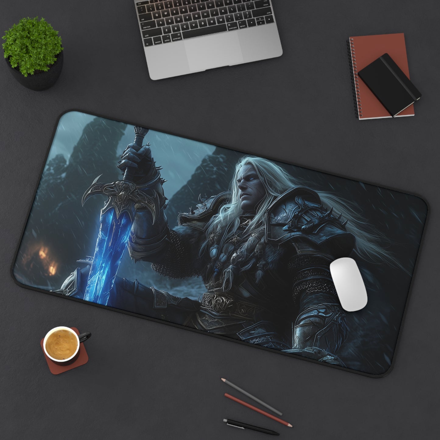 ARTHAS Resting Mouse Pad | Gaming WOW Desk Pad | Warcraft Universe Gamer Gift & Computer Accessories, Custom Gaming Mat