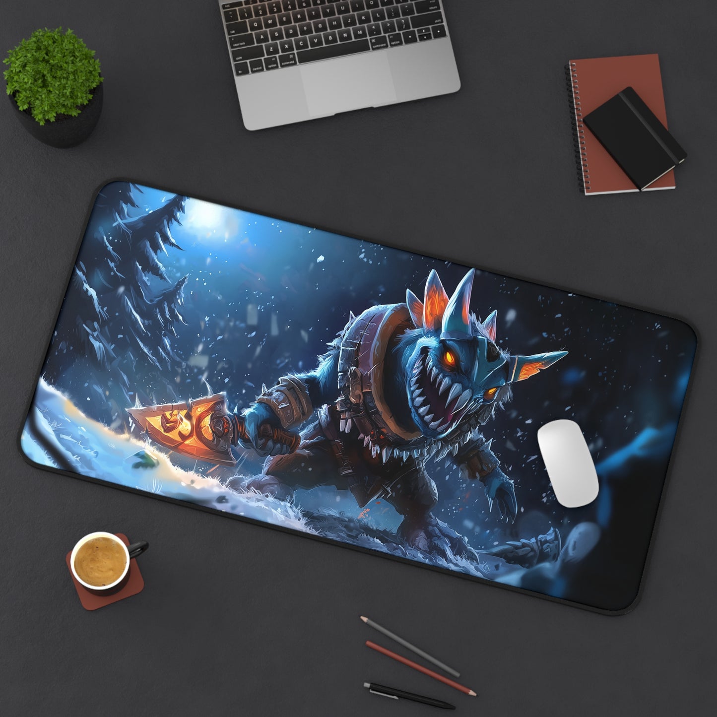 Slark DOTA2 Gaming Mat, Office Decor, Desk Accessories, Computer Mouse Pad, Unique Gift for Gamers