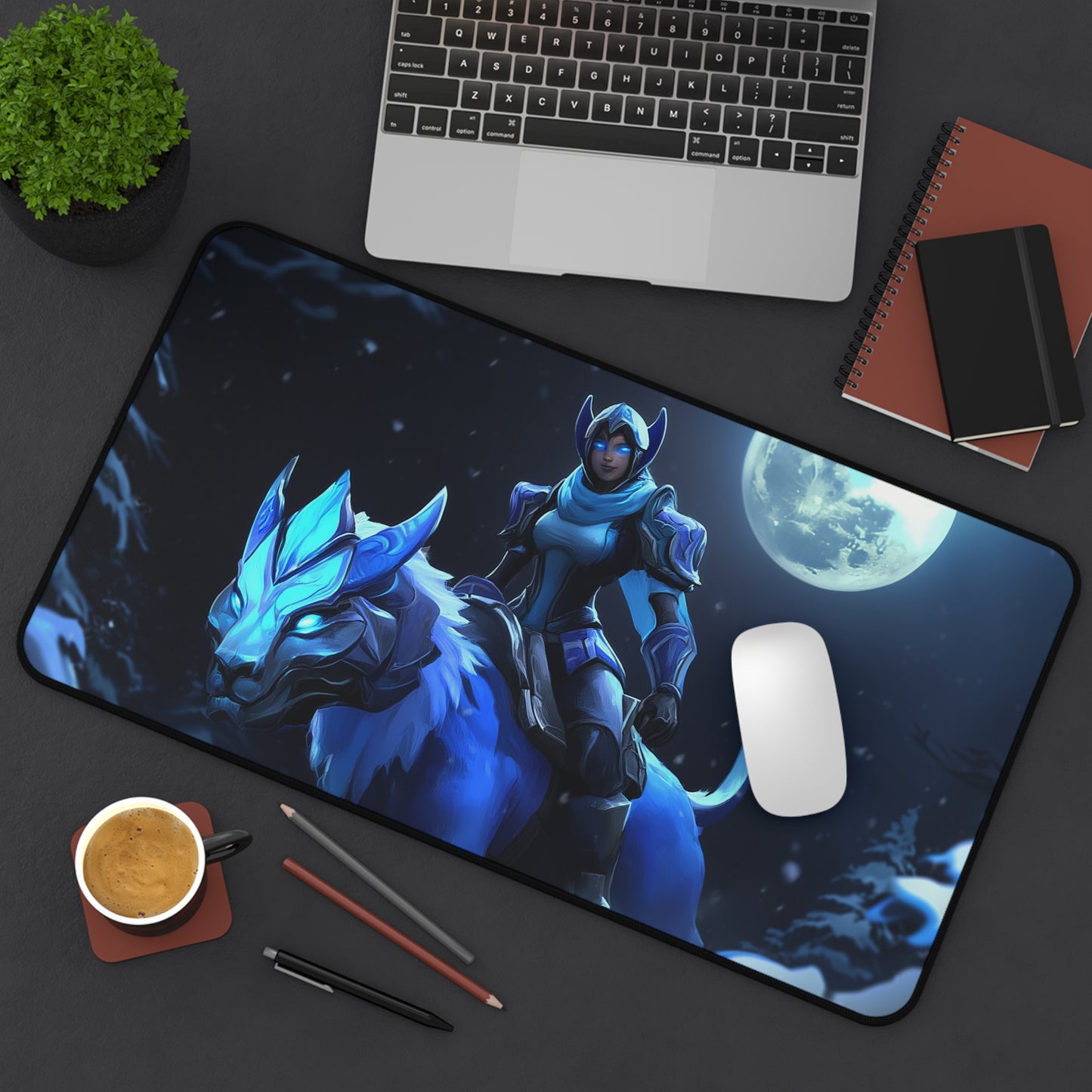 Luna DOTA2 Gaming Desk Mat, Gaming Pad for Gamers, Office Decor, Mouse Pad, Unique Gift for Birthdays, Holidays
