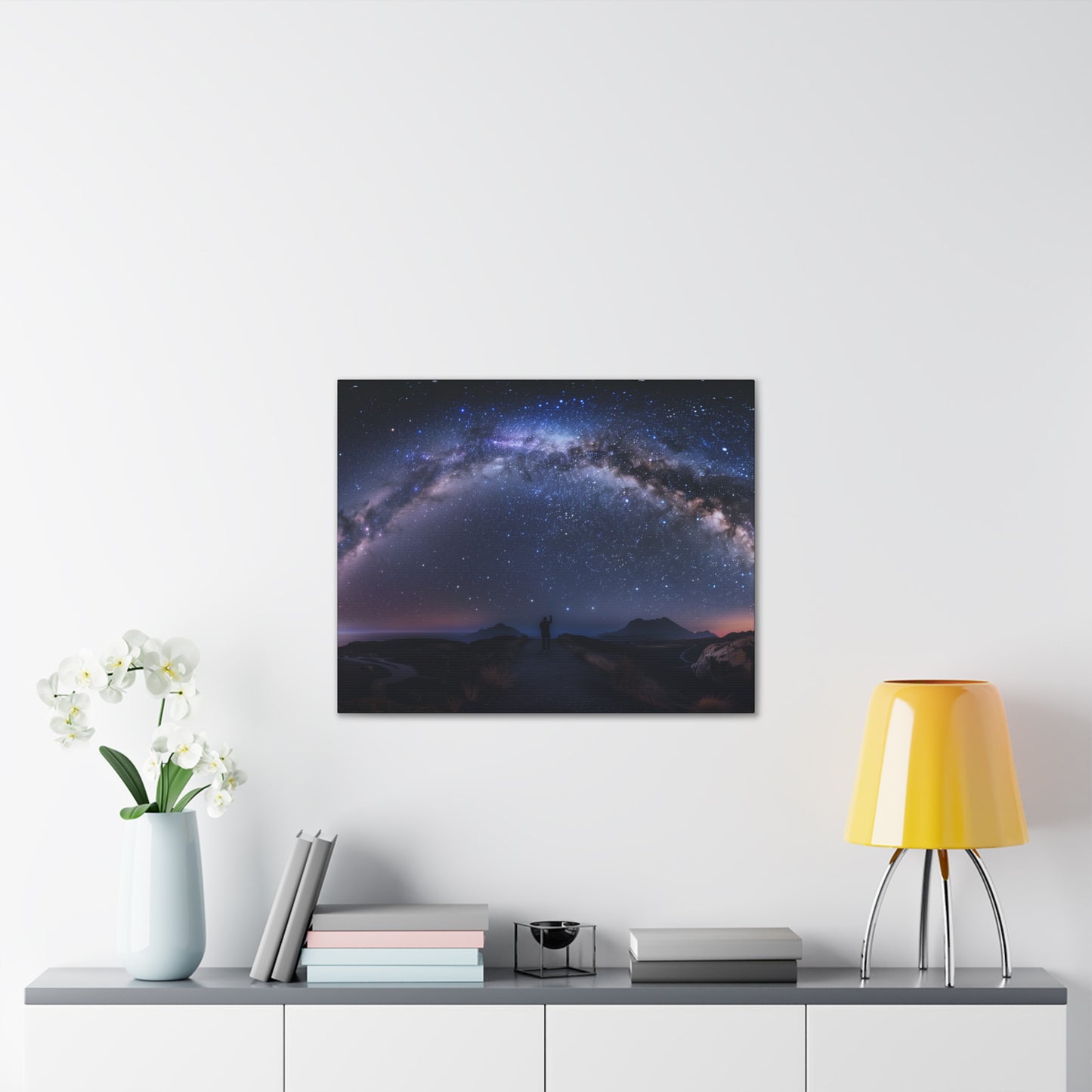 Milky Way Night Sky Canvas | Human wonder
