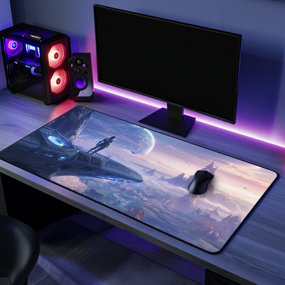 Cortana-Inspired | Halo-Inspired - Gaming, Office Decor, Space Lovers Gift, Astronaut Art, Unique Mouse Pad, Sci-Fi Home Office