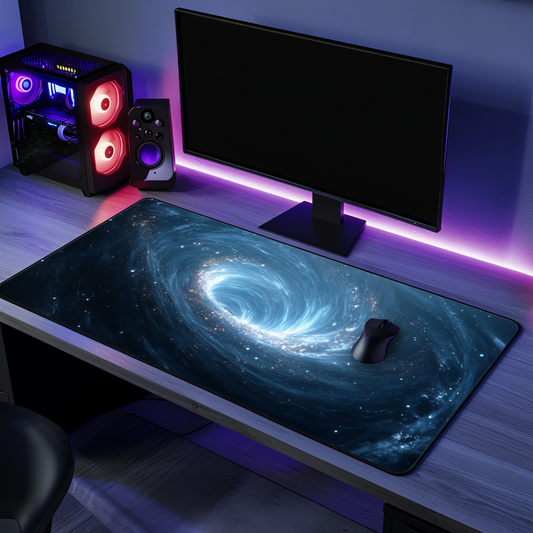 Cosmic Wormhole Desk Mat | Space Mouse Pad