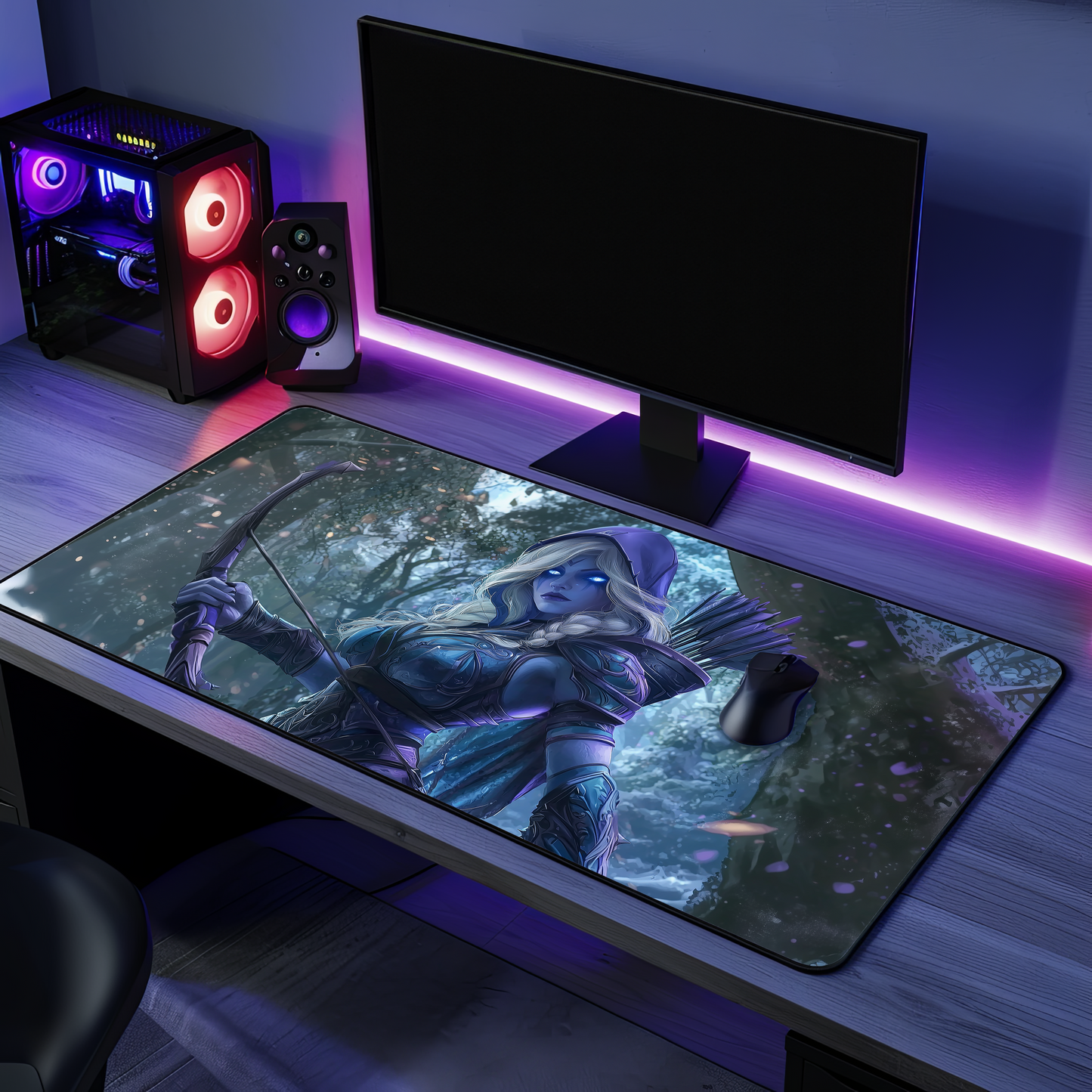 Drow Ranger DOTA2 Gaming Mouse Pad | Gaming, Office Decor, Mouse Pad, Desk Accessory, Gift for Gamers
