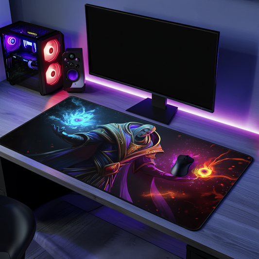Invoker DOTA2 Desk Mat, Gaming Mouse Pad, Office Decor, Gamer Gift, Magical Desk Accessory, Computer Mat