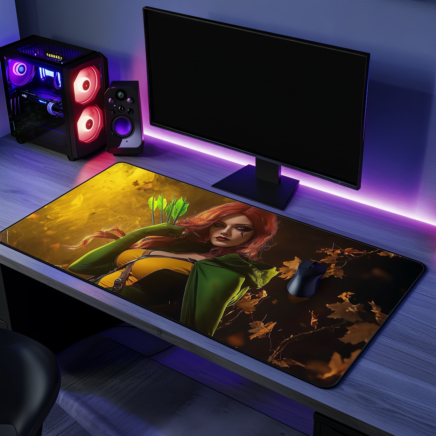 Windranger DOTA2 Gaming Desk Mat, Perfect for Home Office, Gamer Setup, Eco-Friendly Workspace, Ideal for Birthdays, Holidays, & Collectors