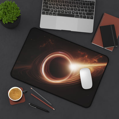 Space Black Hole Mouse Pad - Stellar Space Decor for Gamers, Study, Office, Gifts, Black Hole Theme, Astronomy Lovers, Unique Home Office