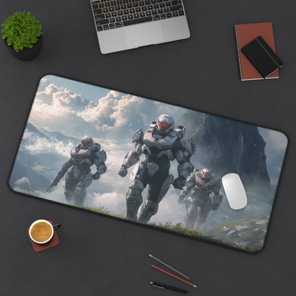 Spartans Going To Battle Mouse Pad, Halo-Inspired Gaming Mouse Pad for PC, Desk Decor, Office Gift, Gamer Accessories