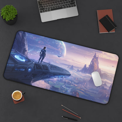 Cortana-Inspired | Halo-Inspired - Gaming, Office Decor, Space Lovers Gift, Astronaut Art, Unique Mouse Pad, Sci-Fi Home Office