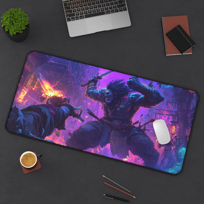 WOW Gamer Desk Mat | Arthas | Epic Battle Scene, Gaming Mousepad, Computer Desk Accessories, Gift for Gamers, Office Decor