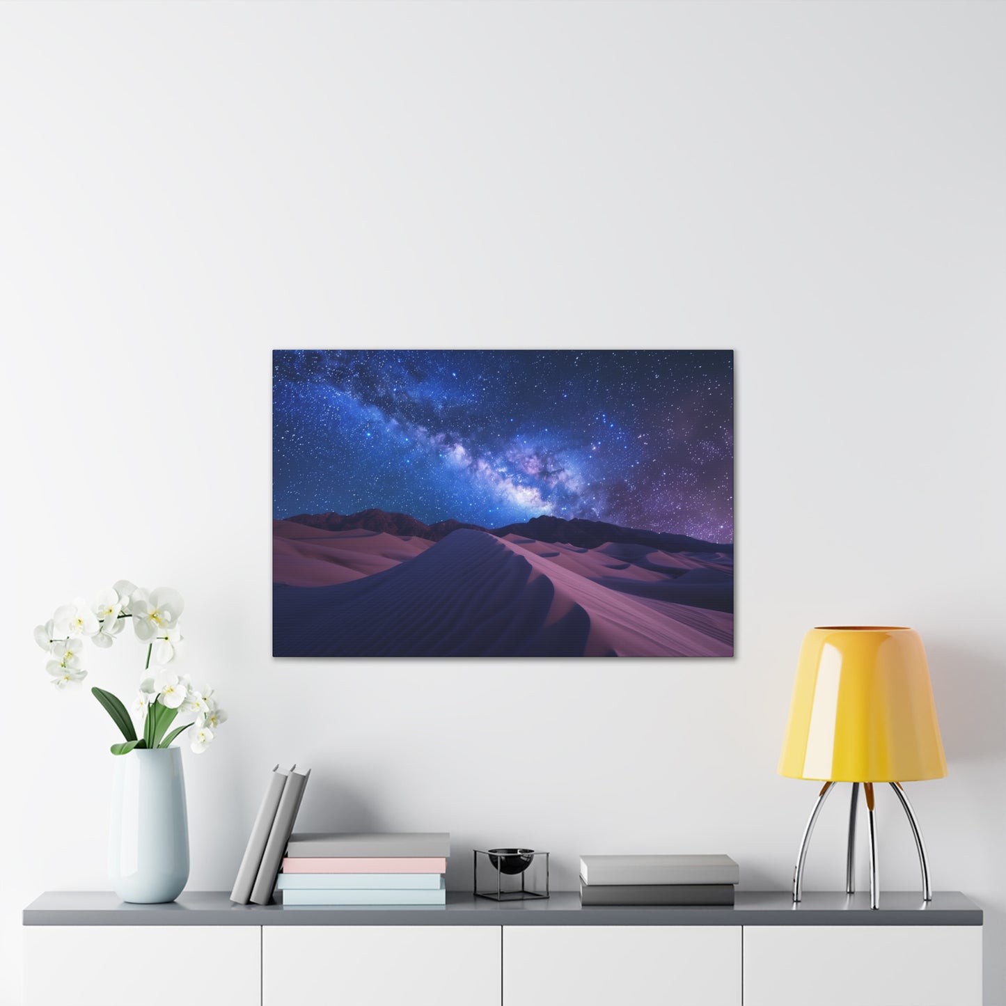 Milky Way over Desert Dunes Canvas