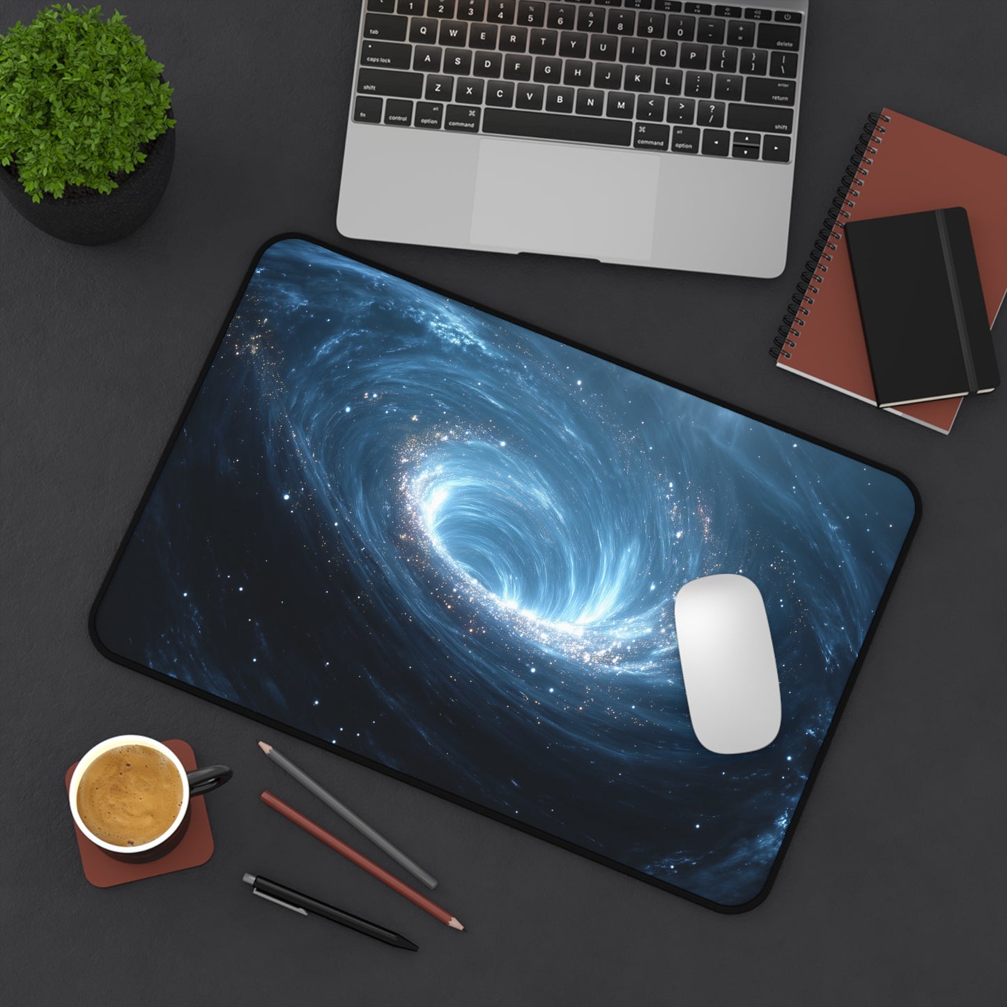 Cosmic Wormhole Desk Mat | Space Mouse Pad