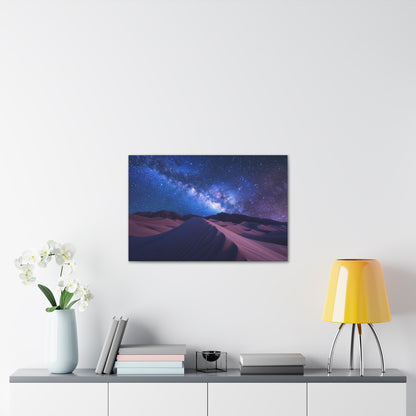 Milky Way over Desert Dunes Canvas