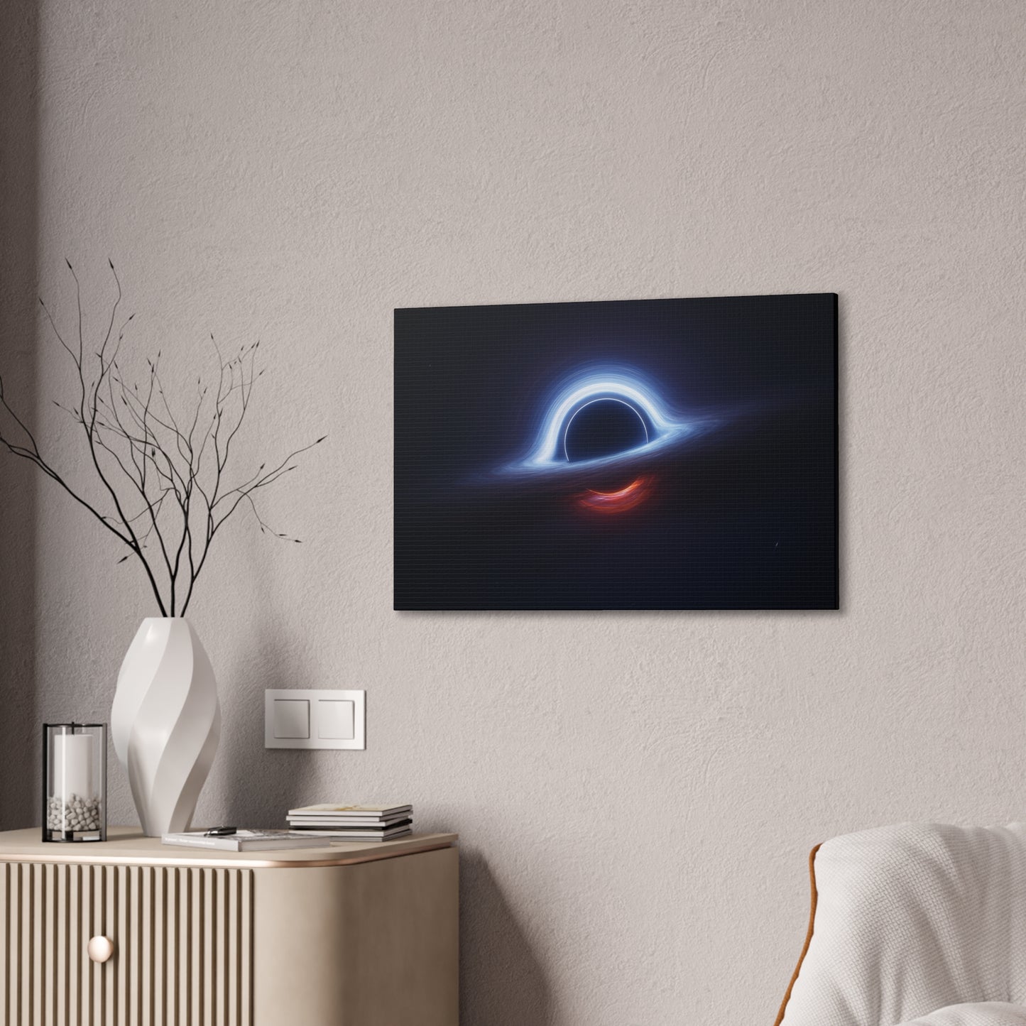 Black Hole Space Art Canvas