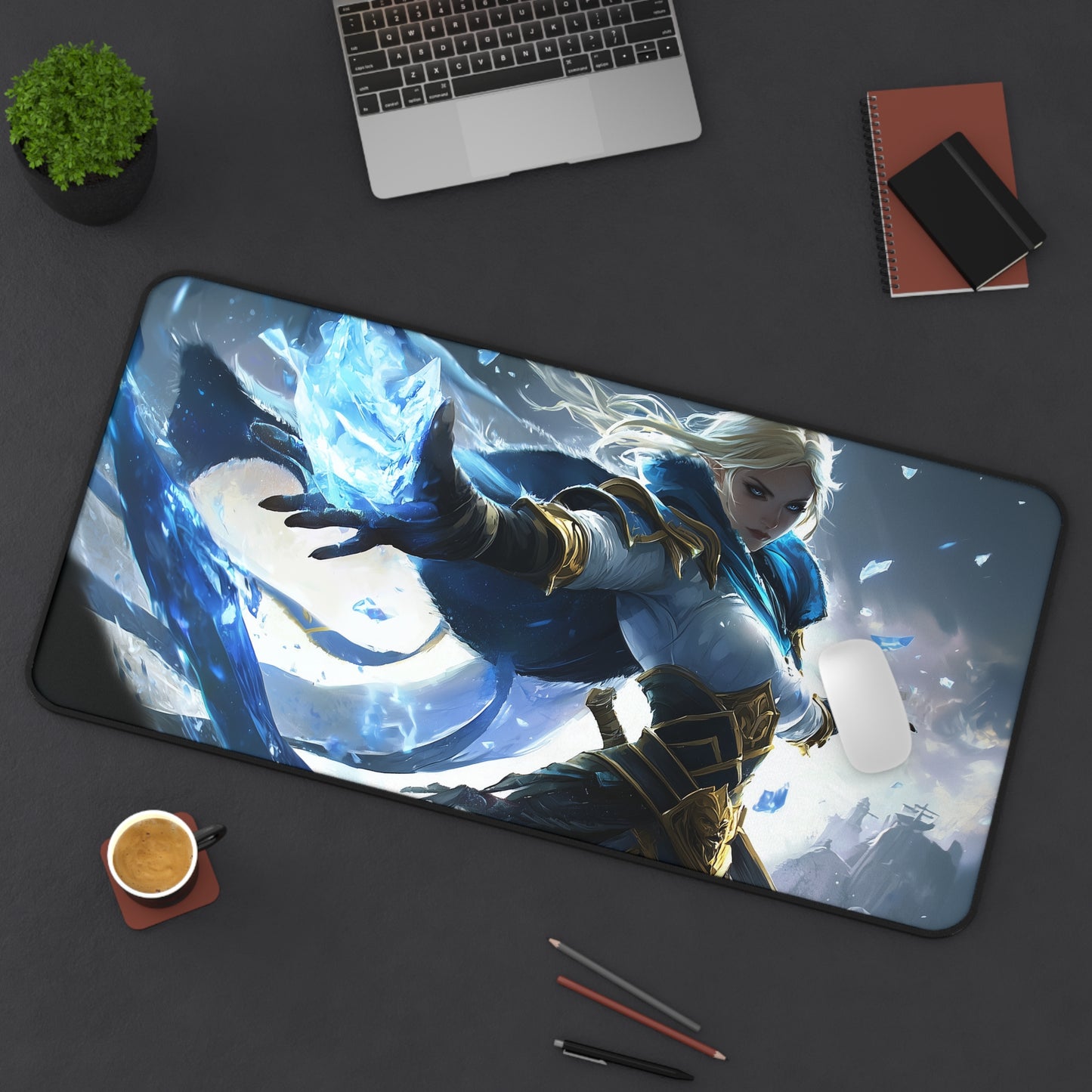 Jaina Proudmoore Mouse Pad - Elegant Gamers Desk Mat, Customizable Table Accessory for Gaming Setup & Office Decor