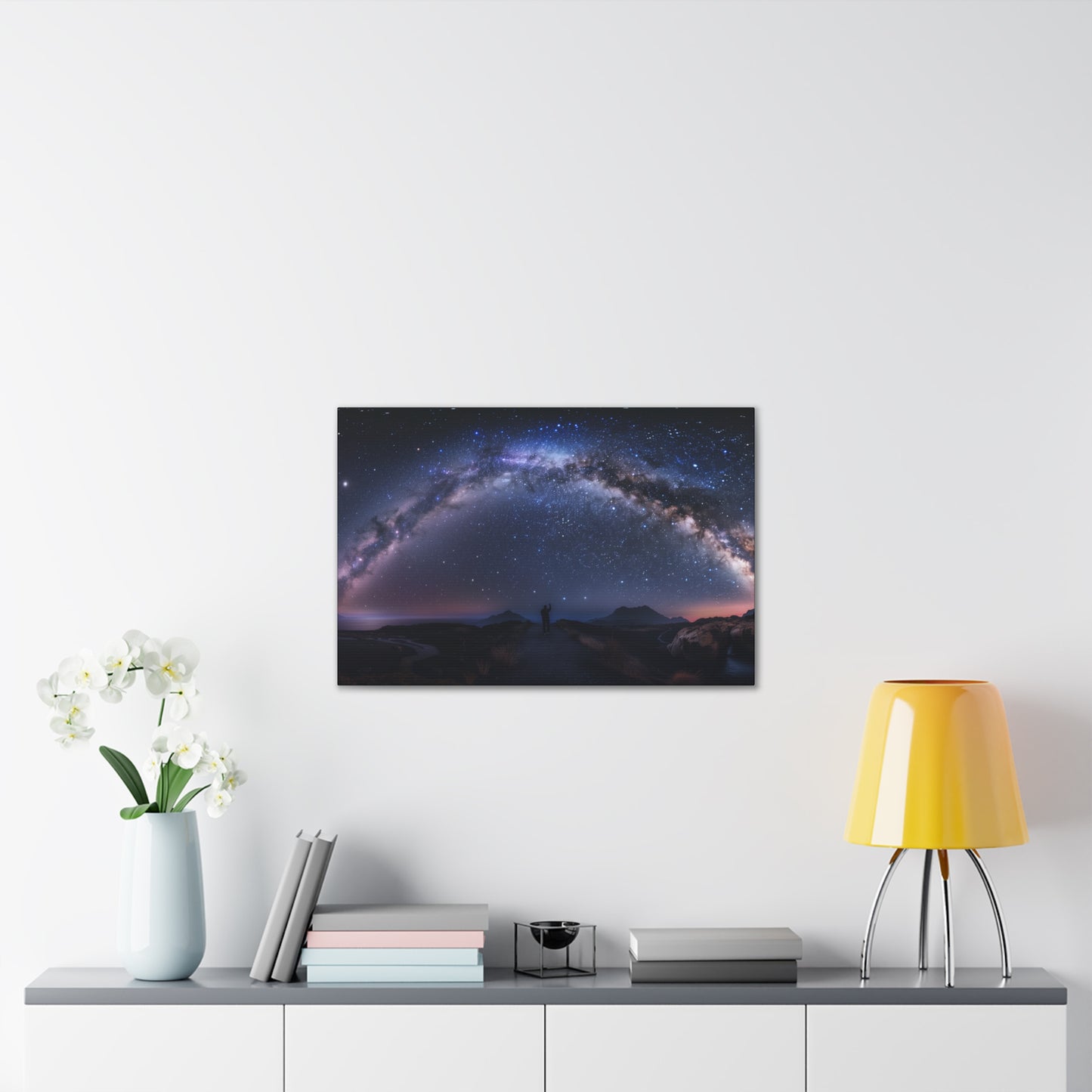 Milky Way Night Sky Canvas | Human wonder