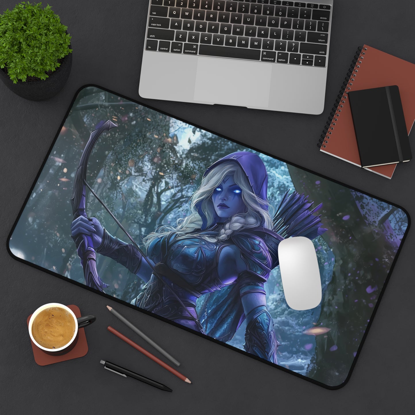 Drow Ranger DOTA2 Gaming Mouse Pad | Gaming, Office Decor, Mouse Pad, Desk Accessory, Gift for Gamers