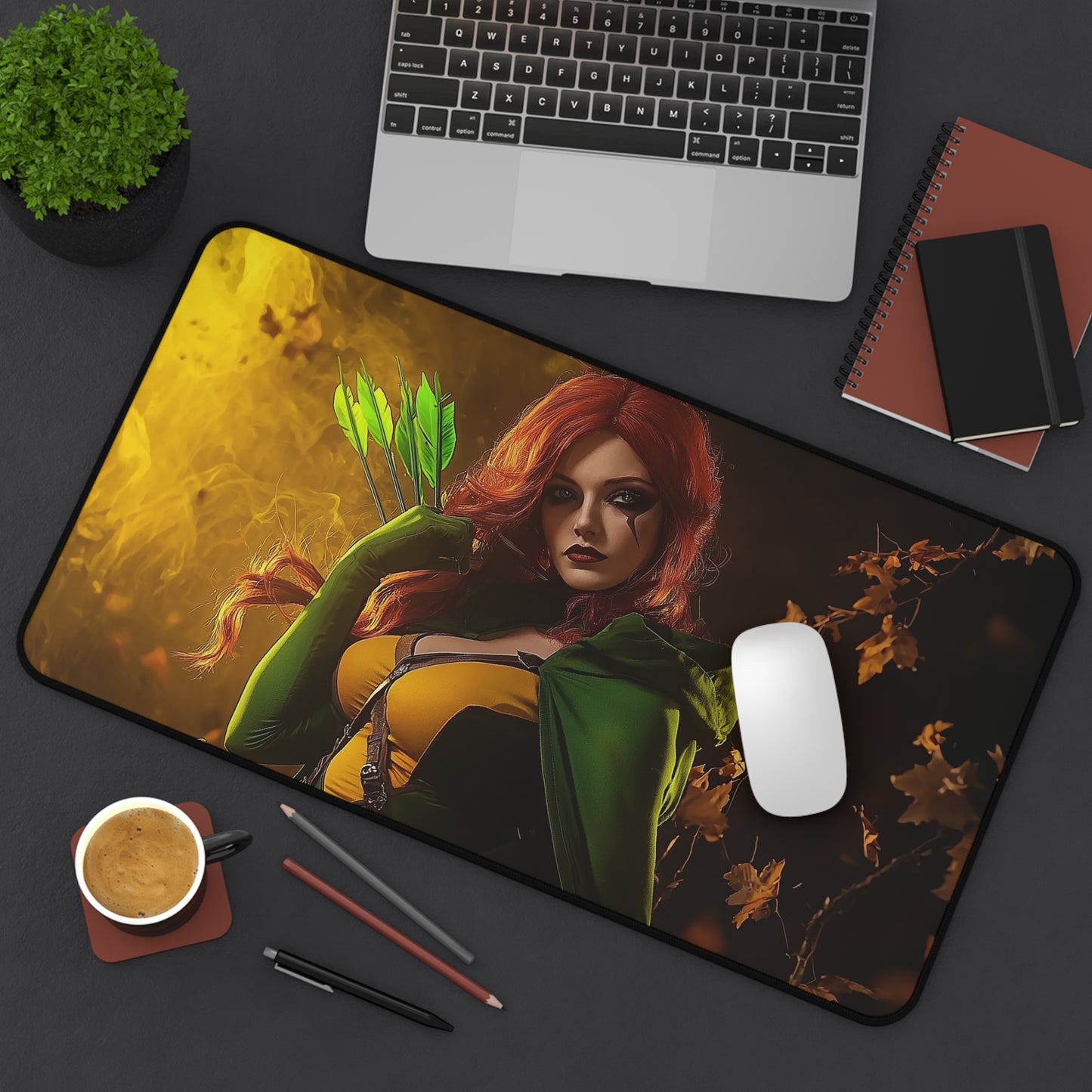 Windranger DOTA2 Gaming Desk Mat, Perfect for Home Office, Gamer Setup, Eco-Friendly Workspace, Ideal for Birthdays, Holidays, & Collectors